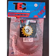 SRL115 SPROCKET SET 34T 35T 36T 37T 38T 39T 40T 428X110 DEPAN SPOCKET SPOCKET BELAKANG