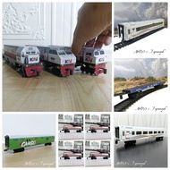 Lokomotif CC201 Miniatur Mainan Kereta Api Bermesin &amp; Non Mesin bisa join Rail King