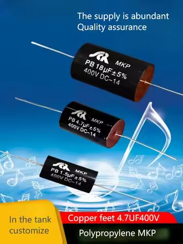 1PCS SCR Suren Stepless MKP Audiophile Speaker Crossover Capacitor 2.2/3.3/4.7/6.8/10UF 400V