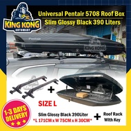 Pentair Roofbox PT5708 Slim Glossy Roof box Storage Roof Rack ( L SIZE 390L ) Alza Ativa Wish CRV Avanza Myvi Bezza