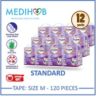 PLove Standard Adult Diapers Lampin Dewasa (P.Love Tape 12 Packs) - (Size M, L, XL) (P LOVE)