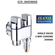 HIN ISANO Angle Valve 2 Way Chrome 2544AV