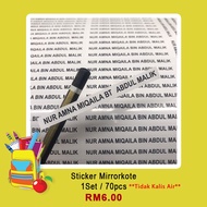 Stationery Book Name STICKER/Name Mark