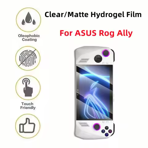 2pcs Matte Hydrogel Film For ASUS Rog Ally HD Protective Film Folding Mobile Phone ASUS Rog Ally Cle