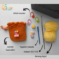 DIY Starter Kit Pocket Knitting Mini Cani Beginner Package Beginner Knitting Tool/