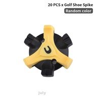 20pcs Professional Universal Soft Portable Wear Resistant Metal Thread Ultra Grip Golf Shoe Spike