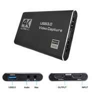Mini 4K Video Capture Card 1080P 60fps HD Camera Recording Box HDMI-compatible to USB 3.0 For PC Liv