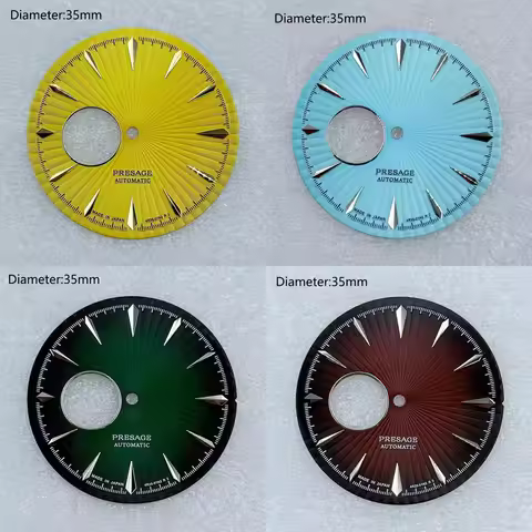 40mm rose gold case nh38 PRESAGE s logo 35mm dial for nh38 movement SSA355J1/SSA083J2 modification d