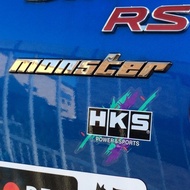 HKS Car Sticker Decorative Body