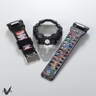(Vcustom) GA700 CUSTOM PRINTING " MARVEL " BAND AND BEZEL WATCH STRAPS