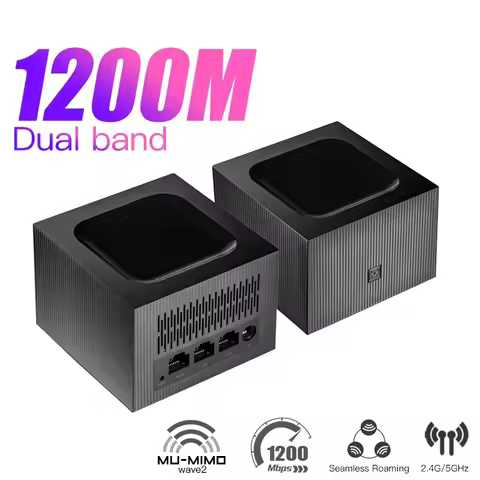 AC1200 Whole Home Mesh Wireless WiFi System 2.4G 5GHz Wi-Fi Wireless Router High Speed Wireless Brid