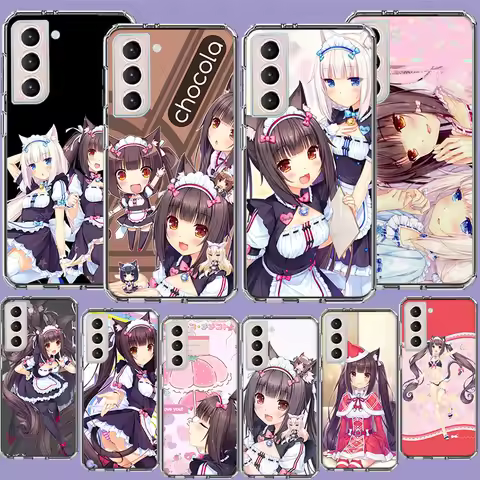 Chocola Nekopara Phone Case For Samsung A16 A26 A36 A56 A17 A15 A25 A35 A55 A14 A24 A34 A54 A04S A05