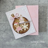 Handmade Christmas Card - Homemade Gingerbread Cookies