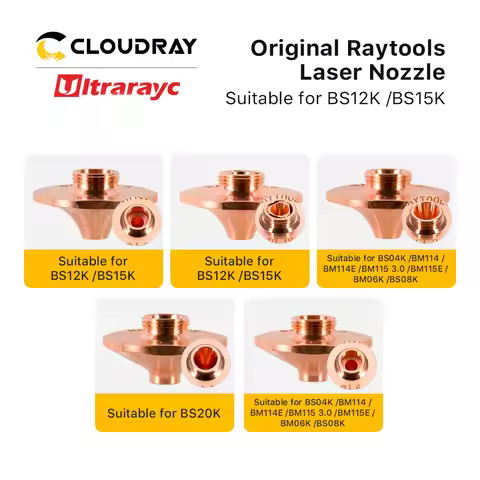 Original Raytools D28 Laser Cutting Nozzle Dia.28mm H15 M11 for High Power BS05K BS12K BS15K BM06K B