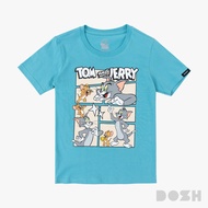 DOSH KIDS T-SHIRTS TOM AND JERRY เสื้อยืดคอกลมเด็ก DTJBT5000-BU (4-12 )