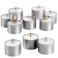 Aerico Wax Tealight Candles 8-9 Hours Approx. Burning Time, Smokeless Unscented || T Light Candle ||