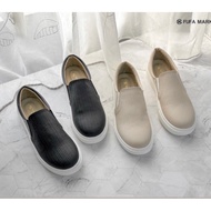 Fufa Shoes [Fufa Brand] 1BC96 Super Texture Woven Pattern Stitching Lazy Casual Ha Shop & Beautiful 
