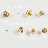 Gold Mukuthi/Nose Pin/ Nose Stud Full Gold ll