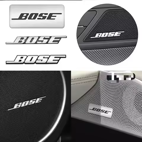 Harman Kardon or BOSE Badge 3D Car Audio Stickers One-time Disposable Self-Adhesive Waterproof Stick