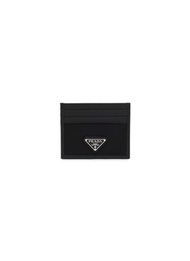 PRADA RE-NYLON SAFFIANO LEATHER CARD HOLDER