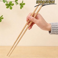 IPRASI6H 1pair Bamboo Chopsticks, No Paint 24/27/30/32cm Hotpot Chopsticks, Multi-functional Extra L