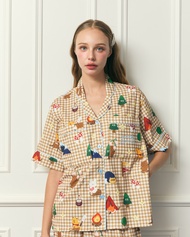 ชุดนอนกางเกงขาสั้น Cuddly Dreams - Cuddlys Camping