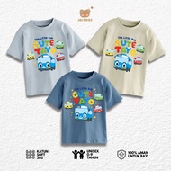 Jolly Kids Tops T-shirts for Children Ages 1-9 Years Girls Boys CUTE BUS Girls Boys