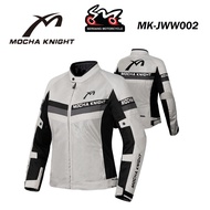 Mocha Knight MK-JWW002 Female Riding Motorcycle Jacket Protection Pad Mesh Fabric Breathable