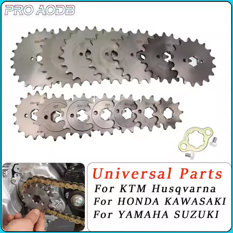 520# 10t 11T 12T 13T 14T 15T 16T 17T 18T 19T 20T 21T 22T 23T Tooth 20mm ID Front Engine Sprocket fit