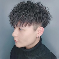 【READY STOCK】Lace wig hair wig men 15*15cm toupee glue toupee men men wig forehead male wig men wig 