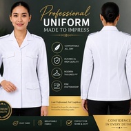 security uniform white bush jacket long sleeve