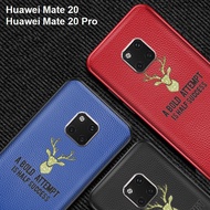 Huawei Mate 20 Mate 20 Pro Mate20 Leather Reindeer Phone Case Casing Cover