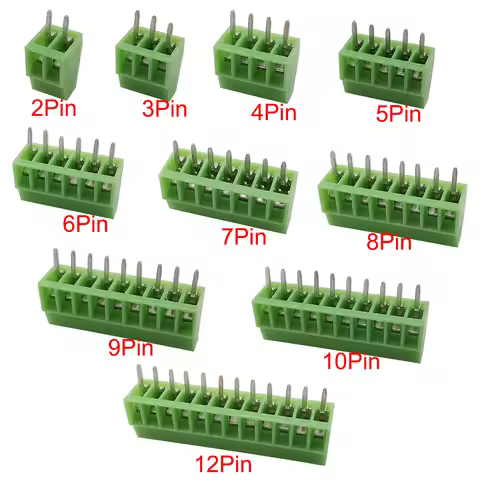 5/10Pcs KF128 2.54mm PCB Mini Screw Terminal Block Connector KF128-2.54 2/3/4/5/6/7/8/9/10/12/14/16P