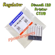 Kristar/Dinamik 120/CT110/CT 110 (Original OKO & OEM) (Katau/Rectifier/Charger Bateri Battery) Good 