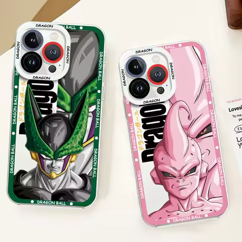 D-Dragon Ball Goku Fashion Phone Case For iPhone 15 14 13 12 11 Mini XS XR X Pro MAX 8 7 Plus Angel 