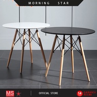 Minimalist Round Table Living Room Table/ Multipurpose Eames Table/ Aesthetic Cafe Dining Table/