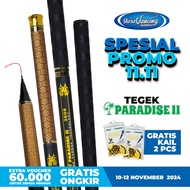 Tegek Pancing Paradise II | 240-630cm | Fiber Coating Carbon | Handle Anti Slip Tegek Pancing