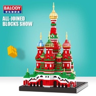 Christmas Balody Building Blocks Architecture Model 16066 Building Toy Saint Basil's