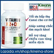 Viên uống vitamin K2 & D3 tối ưu hấp thụ canxi cho cơ thể Hỗ trợ tăng chiều cao 5000 IU D3 & 90mcg K