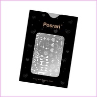INF Charming Starry Inspired Nail Art Plate With Fine Etching Nail Transfer Plate For Crisp And Clea