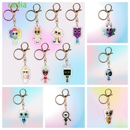 RADIANTZAP Game Dandy's World Keychain, Scraps Pebble Dandys World Pendant, Sprout Acrylic Funny Car