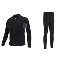 [Toronto3] Men's Long Sleeve Diving Suit Scuba Jump Surfing Snorkeling Wetsuits Spearfishing 2mm Div