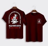 KAOS ATASAN OBLONG DEWASA PRIA/LAKI-LAKI LENGAN PENDEK DISTRO GAMBAR DEPAN BELAKANG KAOS KEREN-717