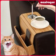 [Maxivogue] Couch Cup Holder Wooden Couch Chair Caddys Phone TV Remote Control Furniture Storage Bag