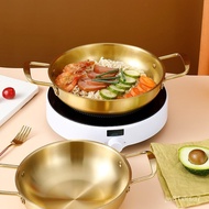 Korean Instant Noodle Pot Small Cooking Pot Induction Cooker Instant Noodle Pot Single Small Pot Seafood Small Dry Pot C