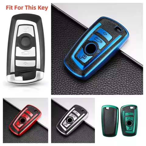 4 Buttons for BMW F30 F20 F10 F18 F22 F01 X3 X4 F06 F02 M3 M5 Car Key Cover Case Shell Auto Styling 