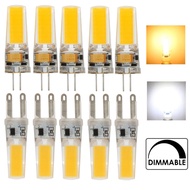 G4 G9 LED COB Light Bulb Dimmable 3W 6W AC/DC 12V 220V Replace Mini Halogen Lamp LED Bulb