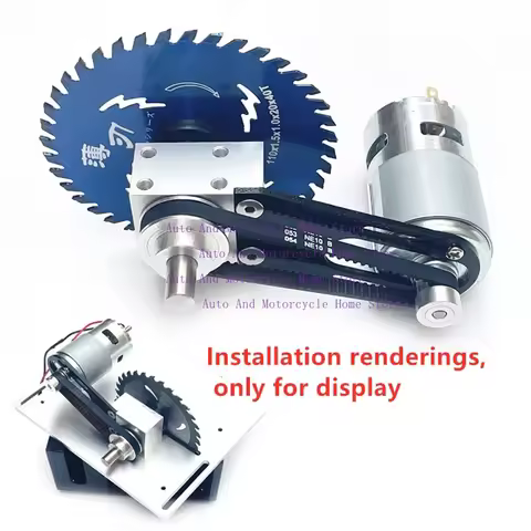 Mini Table Saw Spindle DIY Woodworking Cutting Polishing Spindle Bearing Seat Shaft And Ball Motor