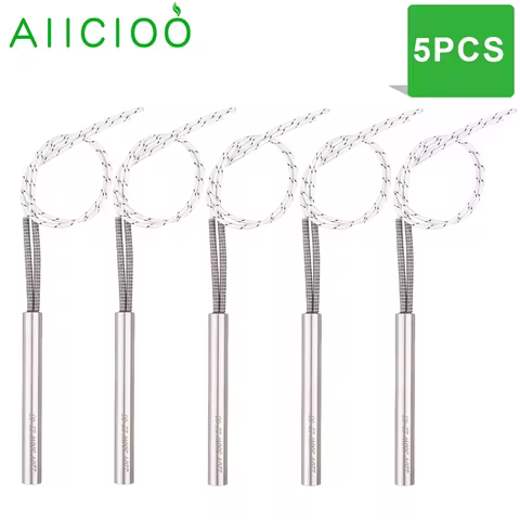220V Cartridge Heater 150w/250w/300w/500w Electric Tubular Heating Element for Wood Pellet Stove 80m