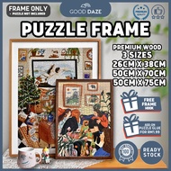 GOODDAZE Jigsaw Puzzle Frame 1000 Frame Puzzle 1000 pcs 50x70cm frame Puzzle Glue 拼圖相框1000片300片拼图框